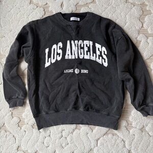 Anine Bing Black Los Angeles Men's Sweater